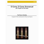 Image links to product page for O Come, O Come Emmanuel and Angels O'er the Fields for Flute and Piano