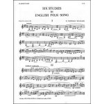 Image links to product page for 6 Studies in English Folk-Song for Clarinet [Clarinet Part]