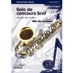Image links to product page for Solo de concours bref for Alto Saxophone and Piano