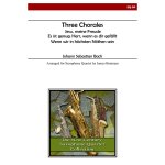 Image links to product page for Three Chorales for Saxophone Quartet