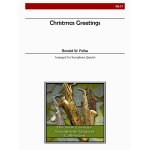 Image links to product page for Christmas Greetings for Saxophone Quartet