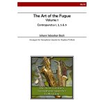 Image links to product page for The Art of the Fugue, Volume 1 (Contrapunctus 1, 3, 5, 9) for Saxophone Quartet