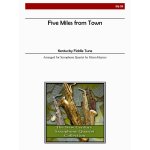 Image links to product page for Five Miles From Town for Saxophone Quartet
