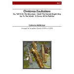 Image links to product page for Christmas Exultations for Saxophone Quartet