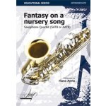 Image links to product page for Fantasy on a Nursery Song for Saxophone Quartet
