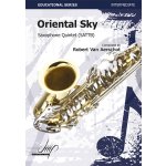 Image links to product page for Oriental Sky for Saxophone Quintet