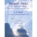 Image links to product page for Sleepers Wake, The Voices Are Calling from Cantata 140 for three Mixed Flutes