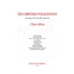 Image links to product page for Ten British Folksongs for 4 Clarinets