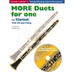 Image links to product page for More Duets for One [Clarinet] (includes CD)