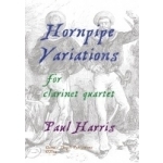 Image links to product page for Hornpipe Variations for Clarinet Quartet