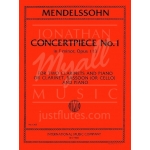 Image links to product page for Concertpiece No 1 F minor for 2 Clarinets and Piano or Cl, Bsn & Pno, Op113
