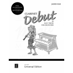 Image links to product page for Clarinet Debut: 12 Easy Pieces for Beginners [Piano Accompaniment]