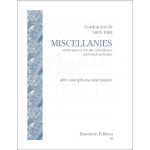 Image links to product page for Miscellanies for Alto Sax