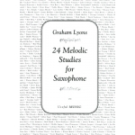 Image links to product page for 24 Melodic Studies for Saxophone