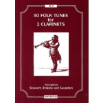 Image links to product page for Thirty Folk Tunes for Two Clarinets