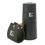 Image links to product page for BG L60 Baritone Saxophone Tradition Gold Lacquered Ligature & Cap