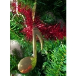 Image links to product page for Christmas Tree Decoration - Gold Quaver