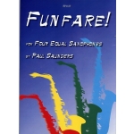 Image links to product page for Funfare! for Four Equal Saxophones