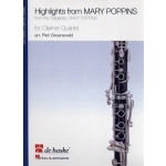 Image links to product page for Highlights from Mary Poppins [4 Clarinets]