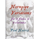 Image links to product page for Hornpipe Variations for 2 flutes and 2 clarinets