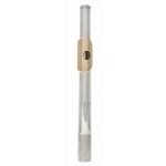 Image links to product page for Ian McLauchlan Flute Headjoint with 14k Rose Lip, Pt Riser and Adler Wings
