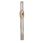 Image links to product page for Ian McLauchlan Solid Flute Headjoint with 9k Rose Lip and Pt Riser, Cut #1