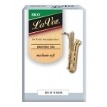 Image links to product page for La Voz RLC10HD Baritone Saxophone Hard Reeds, 10-pack