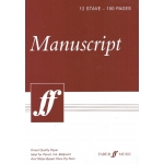 Image links to product page for Manuscript Pad - 12-Stave A4, 100 Pages