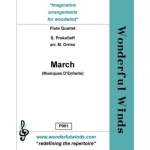 Image links to product page for March from Musique d'Enfants for Flute Quartet