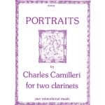 Image links to product page for Portraits for Two Clarinets