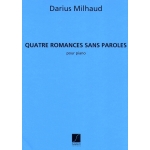 Image links to product page for Quatre Romances sans Paroles