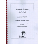 Image links to product page for Slavonic Dance for Four Flutes, Op72/2