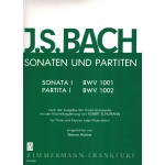 Image links to product page for Sonata, BWV 1001 & Partita, BWV 1002