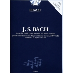 Image links to product page for Sonata in F major, BWV1035 (includes CD)