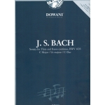 Image links to product page for Sonata in C major, BWV1033 (includes CD)
