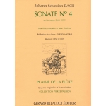 Image links to product page for Sonata No 4 in C major, BWV1033