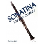 Image links to product page for Sonatina for Solo Clarinet