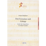 Image links to product page for Three Ecossaises (D145) and Galopp (D735) for Four Flutes, Op. 18 / Op. 49