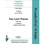 Image links to product page for Two Lyric Pieces for Six Flutes, Op54