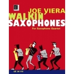 Image links to product page for Walkin' Saxophones for Saxophone Quartet