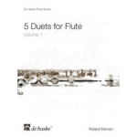 Image links to product page for 5 Duets for Flute, Vol 1