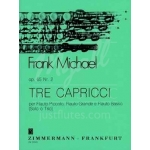 Image links to product page for Tre Capricci for Three Flutes, Op65 no2