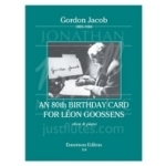 Image links to product page for An 80th Birthday Card for Leon Goossens [Oboe and Piano]