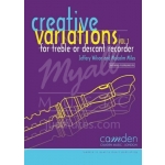 Image links to product page for Creative Variations [Treble/Descant Recorder] Vol 1 (includes CD)
