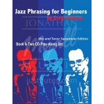 Image links to product page for Jazz Phrasing for Beginners (Alto or Tenor Sax) (includes 2 CDs)