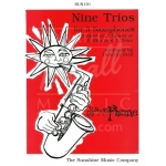 Image links to product page for Nine Trios for 3 Saxophones