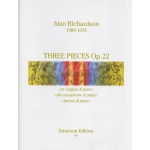 Image links to product page for Three Pieces for Alto Saxophone and Piano, Op22