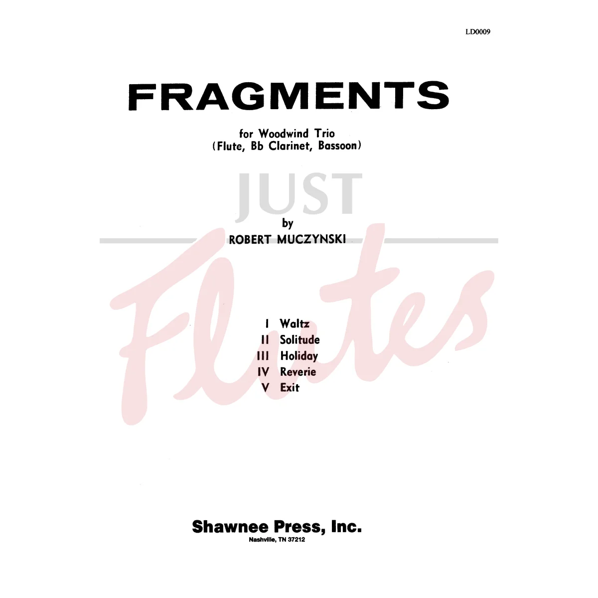 Fragments for Flute, Clarinet and Bassoon