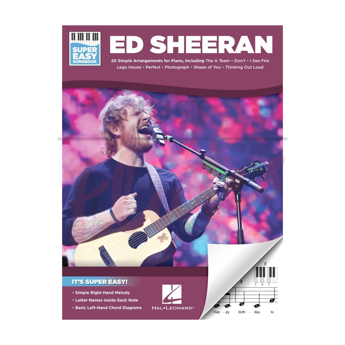 Ed Sheeran: Super Easy Piano Songbook