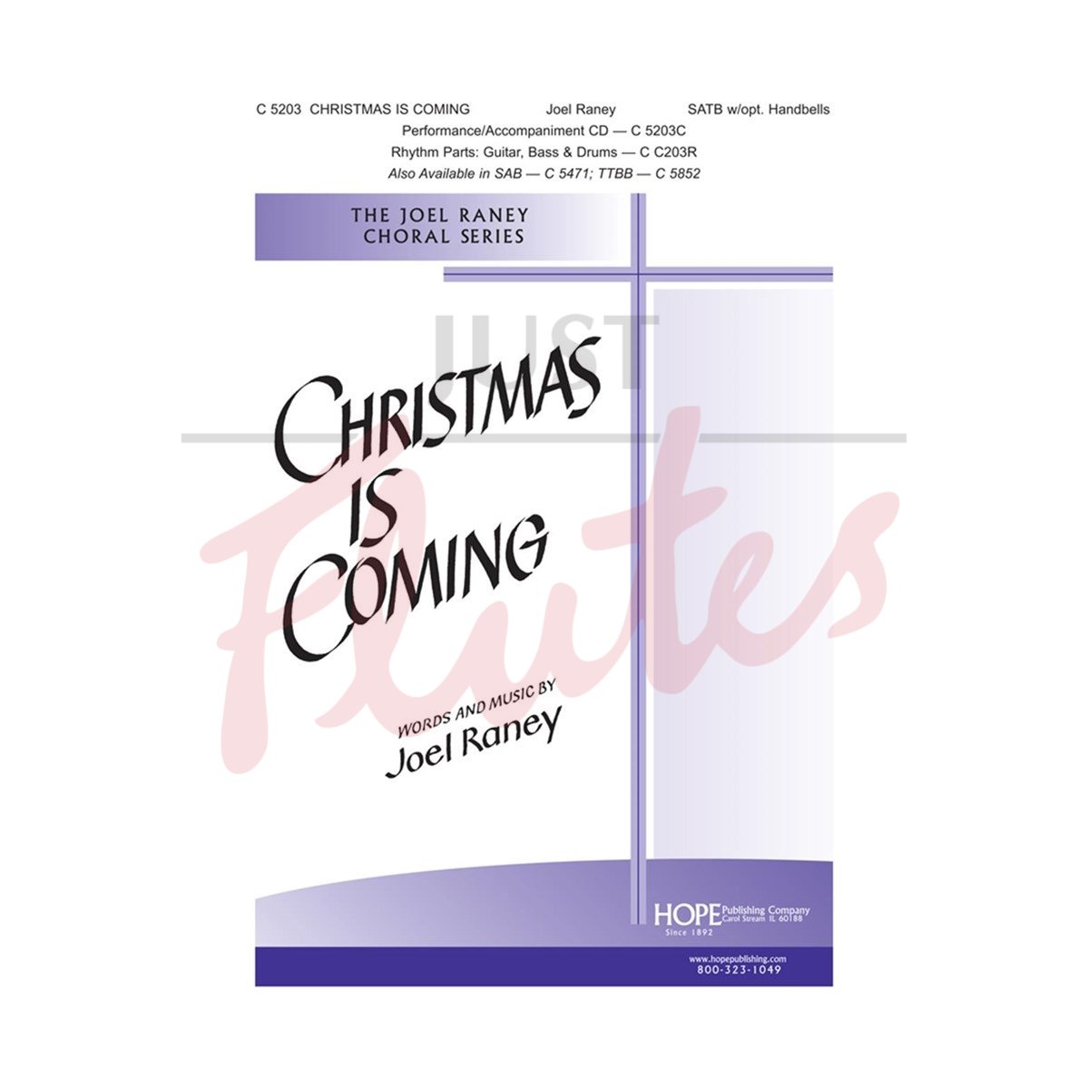 Christmas is Coming for Choir and Piano